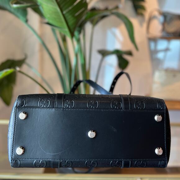 GUCCI GG Embossed Tote - Picture 9 of 16